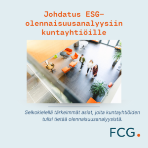 ESG-olennaisuusanalyysin johdatus kuntayhtiöille