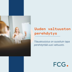 Tilauskoulutus uuden valtuuston perehdytykseen