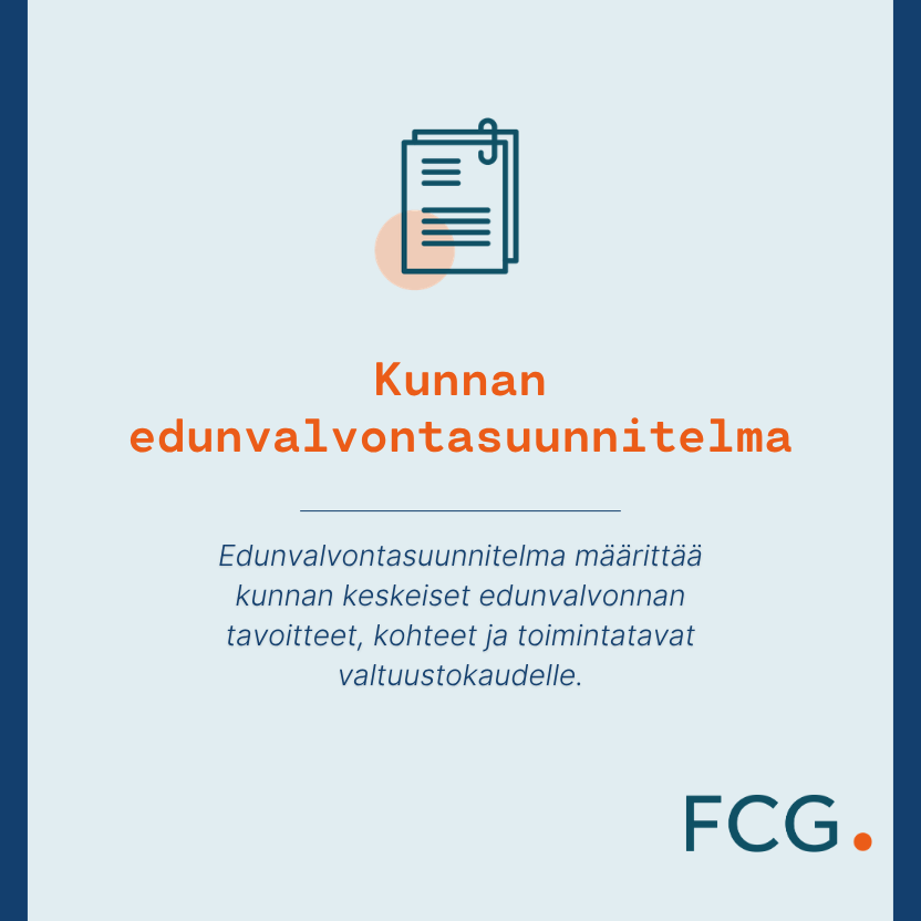 Kunnan edunvalvontasuunnitelma